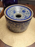 古德窯汝窯國(guó)風(fēng)青花茶洗建水陶瓷茶渣缸水盂杯洗中式家用高檔茶具配件 汝窯纏枝蓮煙灰缸 曬單實(shí)拍圖