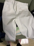歐莎白色高腰牛仔褲女2025年夏季新款梨型身材顯瘦九分直筒褲 白色 L 曬單實拍圖
