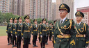 國旗班儀仗隊服裝學(xué)生升旗手護(hù)旗儀式套裝中小學(xué)校國旗護(hù)衛(wèi)隊禮服 綠色 4件套 165 男款（適合100-110斤左右） 曬單實拍圖
