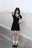 ZCVRR高跟瑪麗珍鞋女2025夏季新款百搭增高小個(gè)子單鞋厚底日系jk小皮鞋 黑色 37 (235mm) 曬單實(shí)拍圖