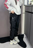 VIP飛行潮牌秋季工裝褲男機能傘兵褲多口袋百搭束腳運動(dòng)休閑長(cháng)褲 黑色 M 曬單實(shí)拍圖