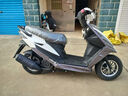 杰帆（JF）鬼火三代踏板摩托車125CC戰(zhàn)速踏板車燃油助休閑山地沙灘車場地車 白分灰 豪華款 曬單實拍圖