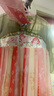 安妮優(yōu)兒女童漢服中國(guó)風(fēng)超仙夏裝連衣裙女孩2025新款古風(fēng)裙子夏季 紅色160 曬單實(shí)拍圖