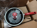 特福不粘煎鍋家用牛排平底煎鍋少油煙有鈦煎餅鍋電磁爐燃氣灶通用26cm 曬單實(shí)拍圖
