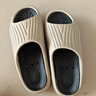 利達(dá)妮（TZLDN）椰子運(yùn)動(dòng)拖鞋男外穿厚底防滑防臭戶外沙灘情侶踩屎感男士拖鞋夏季 黑咖 【軟彈中墊可拆卸】 42-43 【標(biāo)準(zhǔn)碼】 曬單實(shí)拍圖