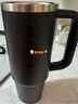 STANLEY巨無(wú)霸杯PRO吸管杯水杯保溫杯不銹鋼杯子大容量辦公1.18L-黑色 曬單實(shí)拍圖
