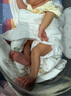 貝瑞加（Babyprints）嬰兒半背衣2件裝新生兒和尚服男女寶寶夏季純棉短袖上衣薄款 黃59 曬單實(shí)拍圖