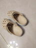 crocs卡駱馳洞洞鞋貝雅卡駱班輕便耐磨一腳蹬休閑鞋|205089 冬日白/彩色-1LI 39 (240mm) 曬單實拍圖