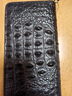 正品鱷魚(yú)皮錢(qián)包女真皮長(cháng)款手拿包新款時(shí)尚皮包多卡位拉鏈手包錢(qián)夾 長(cháng)款鱷魚(yú)錢(qián)包-黑色/ 曬單實(shí)拍圖