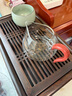 MULTIPOTENT榫卯全黑檀實(shí)木茶盤(pán)旅行車(chē)載儲(chǔ)水式功夫茶具盛水茶盤(pán) 曬單實(shí)拍圖