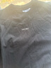 杰克·瓊斯（JACK&JONES）25年衣服男裝純棉短袖t恤男士夏季潮流寬松純色簡(jiǎn)約高端重磅半袖 E40黑色 2XL 曬單實(shí)拍圖