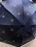 天堂傘新品黑膠防曬防紫外線太陽(yáng)傘遮陽(yáng)便攜折疊晴雨傘女兩用男士 閃耀星河-午夜藍(lán) 曬單實(shí)拍圖