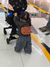 星昔森系手工兒童小瓢蟲背包寶寶外出雙肩包男童旅游包書包女童包包 棕色大號 曬單實拍圖