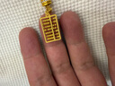 周大福銅錢算盤 黃金吊墜(工費(fèi)380) 約5.3g EOF1144七夕禮物 曬單實拍圖