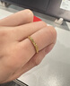 周大福碎碎冰冰黃金戒指女求婚戒指(工費(fèi):220計(jì)價(jià))EOF1216七夕節(jié) 10號 足金 約2.15g 曬單實(shí)拍圖