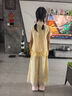 G.DUCKKIDS小黃鴨女童國風(fēng)套裝夏季洋氣兒童漢服女孩夏裝新中式唐裝兩件套 背心款 150 曬單實(shí)拍圖