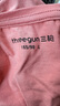 三槍女士T恤圓領(lǐng)純色舒適透氣舒膚彈力棉短袖女打底衫春夏新品 奶油橙 L 曬單實(shí)拍圖