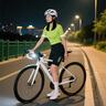 蘭帕達箭羽20雙箭頭騎行褲夏季女款速干專業(yè)公路車自行車背帶短褲 黑色-背帶短褲 意大利雙箭頭褲墊 L 曬單實拍圖