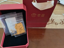 老廟黃金吊墜足金幸運(yùn)四葉草項(xiàng)鏈女款鎖骨鏈送女友老婆七夕情人節(jié)禮物 四葉草吊墜約1.4g+鏈子+禮盒 曬單實(shí)拍圖