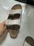 TOOMANYSHOES 【王玉雯同款】 小島度假夏季新款勃肯鞋女外穿厚底沙灘涼拖女鞋 米白 40 曬單實(shí)拍圖