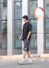 續(xù)即夏季冰絲薄款短袖襯衫男港風(fēng)潮流商務(wù)休閑男生感黑色半袖襯衣 白色 XL 曬單實(shí)拍圖