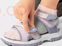 迪卡儂（DECATHLON）兒童涼鞋徒步運動(dòng)沙灘鞋石墨黑32/33-4856969 曬單實(shí)拍圖