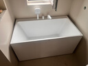 浪鯨（SSWW）衛(wèi)浴浴缸家用小戶型 亞克力浴缸 家用衛(wèi)生間按摩浴缸 【SKAP034配件缸】1.2m 曬單實(shí)拍圖