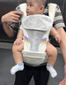 bebebus輕享家腰凳嬰兒背帶二合一可拆卸輕便四季透氣前抱式抱娃神器 香檳金含1條口水巾 曬單實(shí)拍圖