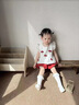 迪士尼寶寶嬰兒衣服女童寶寶夏裝短袖兩件套裝洋氣幼兒分體夏季薄款一歲夏天 紅色 90 建議80-90cm1歲半-2歲cm 曬單實(shí)拍圖