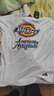dickies 純棉短袖T恤男 情侶男女同款 印花休閑百搭上衣7087 白色 L 曬單實拍圖