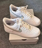 耐克NIKE緩震板鞋男空軍一號(hào) AIR FORCE 1運(yùn)動(dòng)鞋 FJ4146-100白灰41 曬單實(shí)拍圖