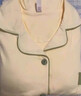 貓人【七夕情人節(jié)禮物送女友】女士睡衣女帶胸墊小清新家居服杏色2XL 曬單實(shí)拍圖