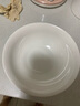 浩雅景德鎮(zhèn)釉下彩陶瓷餐具陶瓷碗湯碗大號碗純白8英寸湯碗2個裝 曬單實拍圖
