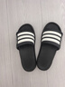 何金昌拖鞋男 居家休閑浴室涼拖鞋男防滑戶外沙灘鞋男增高4CM 黑/藍(lán)C1081B0012D 37 曬單實(shí)拍圖