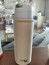 Bolikin 雙面杯套象印保溫杯套 帶提繩水杯套保護(hù)套通用便攜防摔隔熱防燙 亮金/深咖 雙面480-500ml 提繩款 曬單實(shí)拍圖