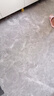 貝悅廚房專用地板貼自粘防水防滑地磚貼紙翻新瓷磚貼pvc陽臺地板革 霧凇灰 60*60cm/片【6片裝】 曬單實(shí)拍圖
