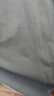 無印良品（MUJI）女式 涼感 短袖襯衫連衣裙女裝裙子純棉25年夏季長裙涼感物語 薩克森藍條紋 M (160/84A) 曬單實拍圖