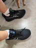 亞瑟士ASICS男子緩震支撐透氣跑步鞋  GEL-KAYANO 32 LUXE  黑色 42 曬單實(shí)拍圖