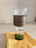 禾器茶杯木源杯手抓防燙玻璃泡茶高檔綠茶杯辦公室男女喝水杯380ml 木源杯透明-380ml 曬單實(shí)拍圖