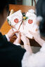 衛辭結婚誓言卡婚禮新郎新娘一對創(chuàng  )意誓言手卡致辭卡手寫(xiě)宣言本 喜見(jiàn)/2本 不含鑰匙筆 曬單實(shí)拍圖