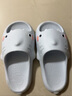 chikoku新款小萌鯊?fù)闲募炯揖涌蓯?ài)厚底防滑情侶鯊魚(yú)涼拖鞋男夏 曬單實(shí)拍圖