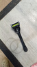 吉列（Gillette）極光刀手動剃須刀5層進口刀片男士刮胡刀禮盒裝 1刀架2刀頭+磁力底座 曬單實拍圖