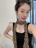 色彩熊復(fù)古時尚豹紋絲巾2025新款爆款純欲個性百搭洋氣裝飾領(lǐng)巾配飾ins 長條形豹紋絲巾 124cm*21cm 曬單實拍圖