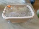蘇泊爾飯盒上班族帶飯玻璃便當(dāng)盒玻璃飯盒分隔型保鮮盒可微波爐加熱專用 650ml餐盒【可微波加熱】 曬單實(shí)拍圖