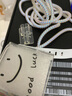 均垚適用蘋果充電器保護(hù)套iPhone15充電線保護(hù)套防折斷防咬斷蘋果12/13/14充電器20W手機(jī)數(shù)據(jù)線保護(hù)套 【good luck笑臉】頭套+鐳射白+線夾2個(gè) 曬單實(shí)拍圖