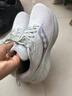 Saucony索康尼彭于晏同款勝利22跑步鞋女緩震舒適慢跑鞋白綠38 曬單實拍圖