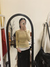 Olrain歐芮兒黑色西裝半身裙女春裝新款高腰時尚直筒通勤開叉裙子 黑色 M 曬單實拍圖