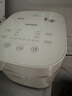 QUASHO日本無涂層多功能加厚球釜內(nèi)膽低糖電飯煲智能預(yù)約家用米湯分離瀝澇蒸米飯蒸飯鍋3升小電飯鍋 升級不銹鋼內(nèi)蓋-【球釜內(nèi)膽+瀝糖釜】 3L 米色 曬單實拍圖