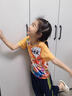 芭麥圖課本衣服 T恤小學(xué)數(shù)學(xué)語(yǔ)文課本1-6年級(jí)教科書印花衣服t恤短袖 三年級(jí)下冊(cè)英語(yǔ)AA-0117 均碼 兒童150 70-85斤 曬單實(shí)拍圖