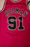 NBA官方Mitchellness復(fù)古球衣公牛隊1997-98賽季羅德曼紅色客場夏季 圖片色 XL 曬單實(shí)拍圖
